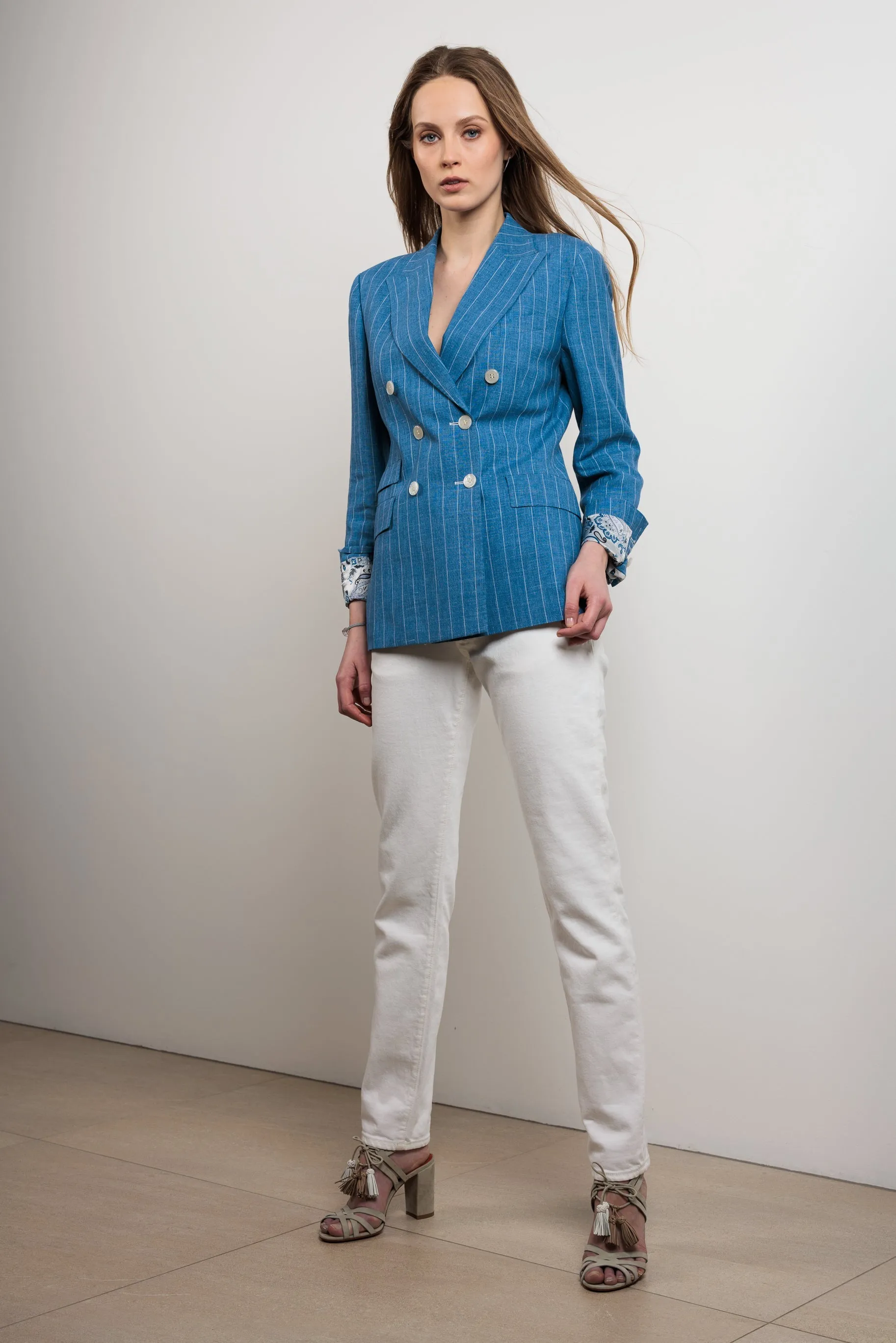 Suit "SOHO" / Superfine Linen, Wool & Silk by Solbiati