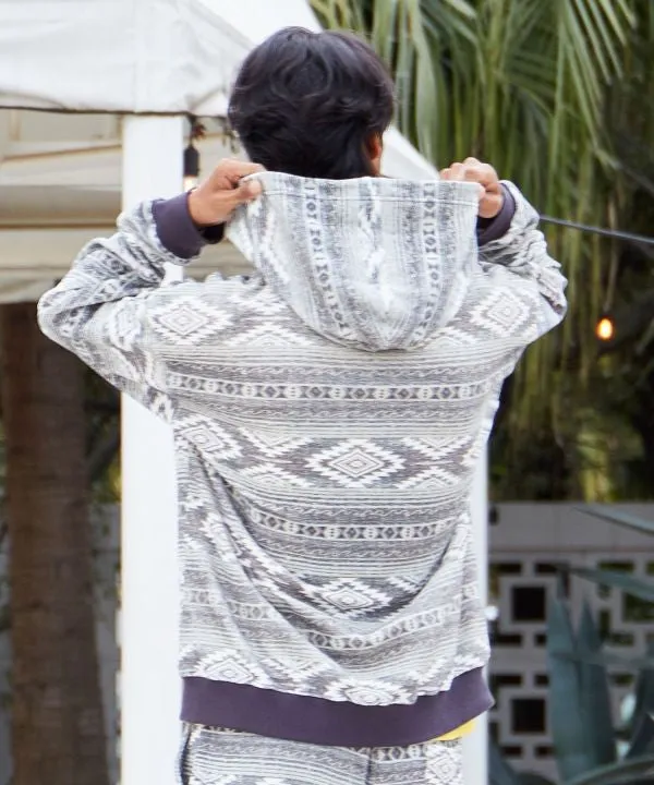 Surf Style Zip Up Hoodie