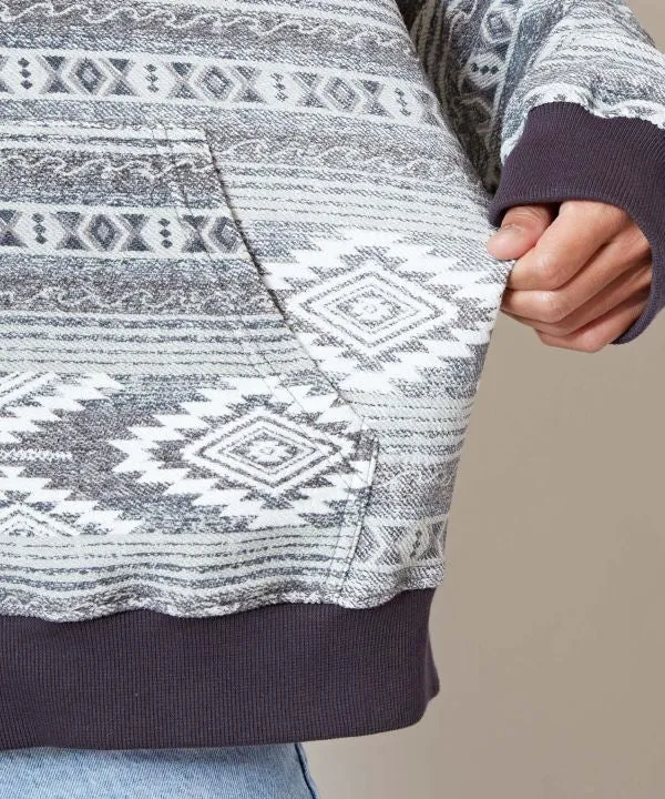 Surf Style Zip Up Hoodie