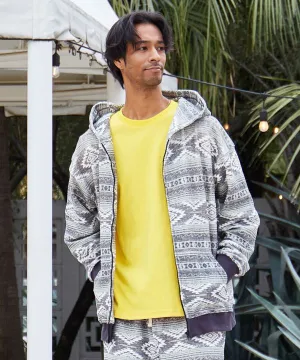 Surf Style Zip Up Hoodie