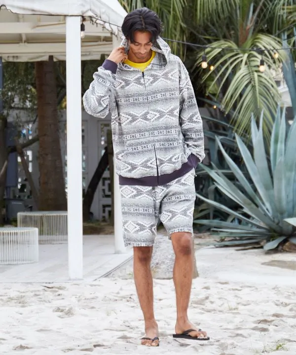 Surf Style Zip Up Hoodie