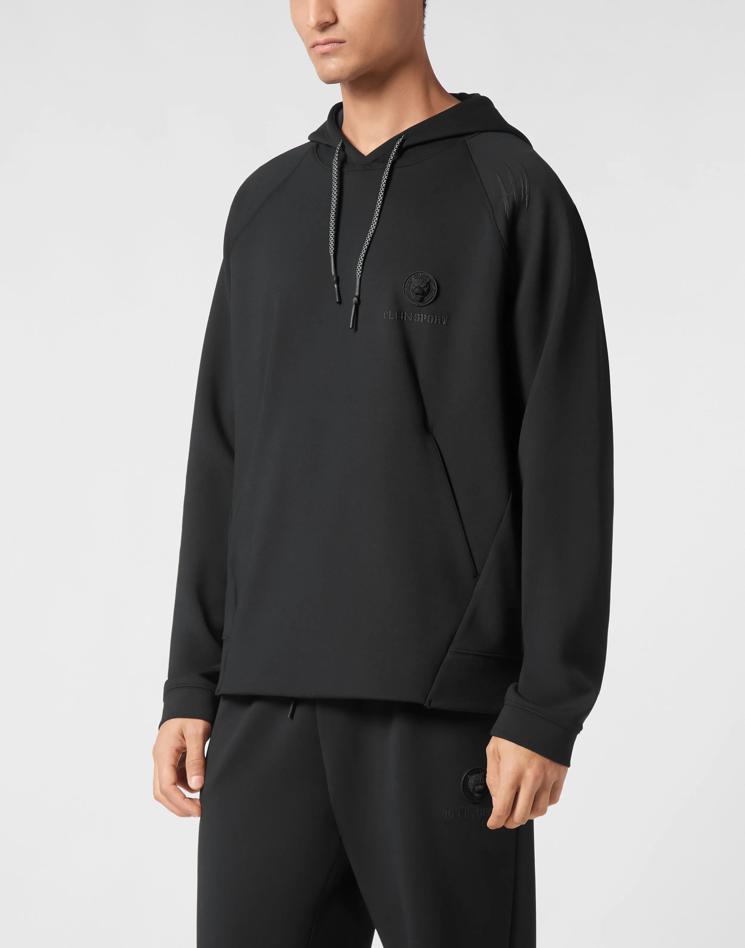 Technical Oversize Hoodie Sweatshirt LS