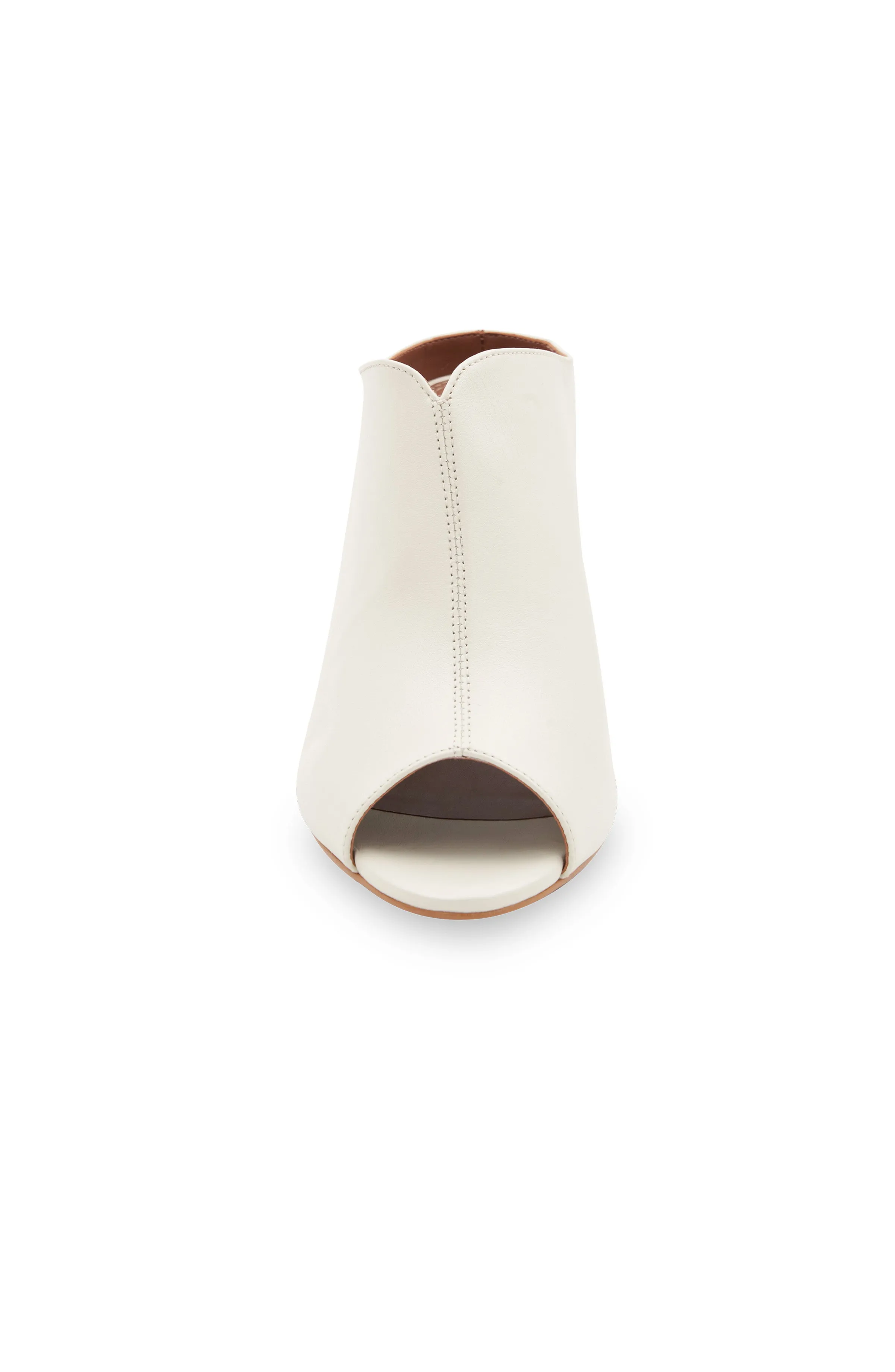 TEELA MAGNOLIA LEATHER MULE HEEL