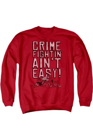 Teen Titans Go Not Easy Adult Crewneck Sweatshirt