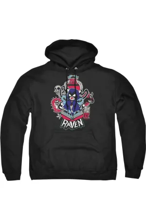 Teen Titans Go Raven Adult Pull Over Hoodie / Hooded Sweatshirt