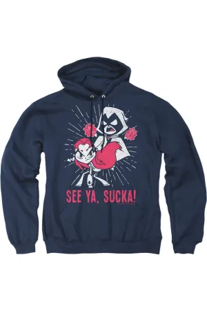 Teen Titans Go Suckas Adult Pull Over Hoodie / Hooded Sweatshirt