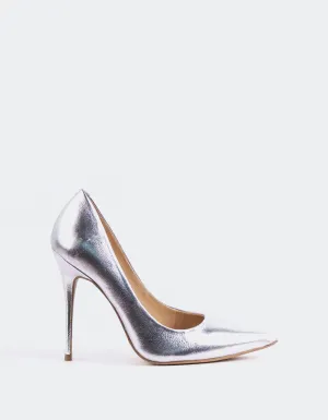 Teeva Silver Leather