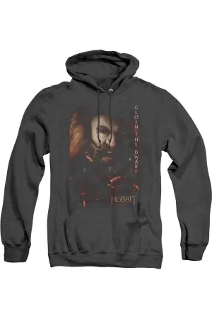 The Hobbit Gloin Poster Adult Heather Hoodie / Hooded Sweatshirt