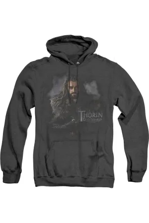 The Hobbit Thorin Oakenshield Adult Heather Hoodie / Hooded Sweatshirt