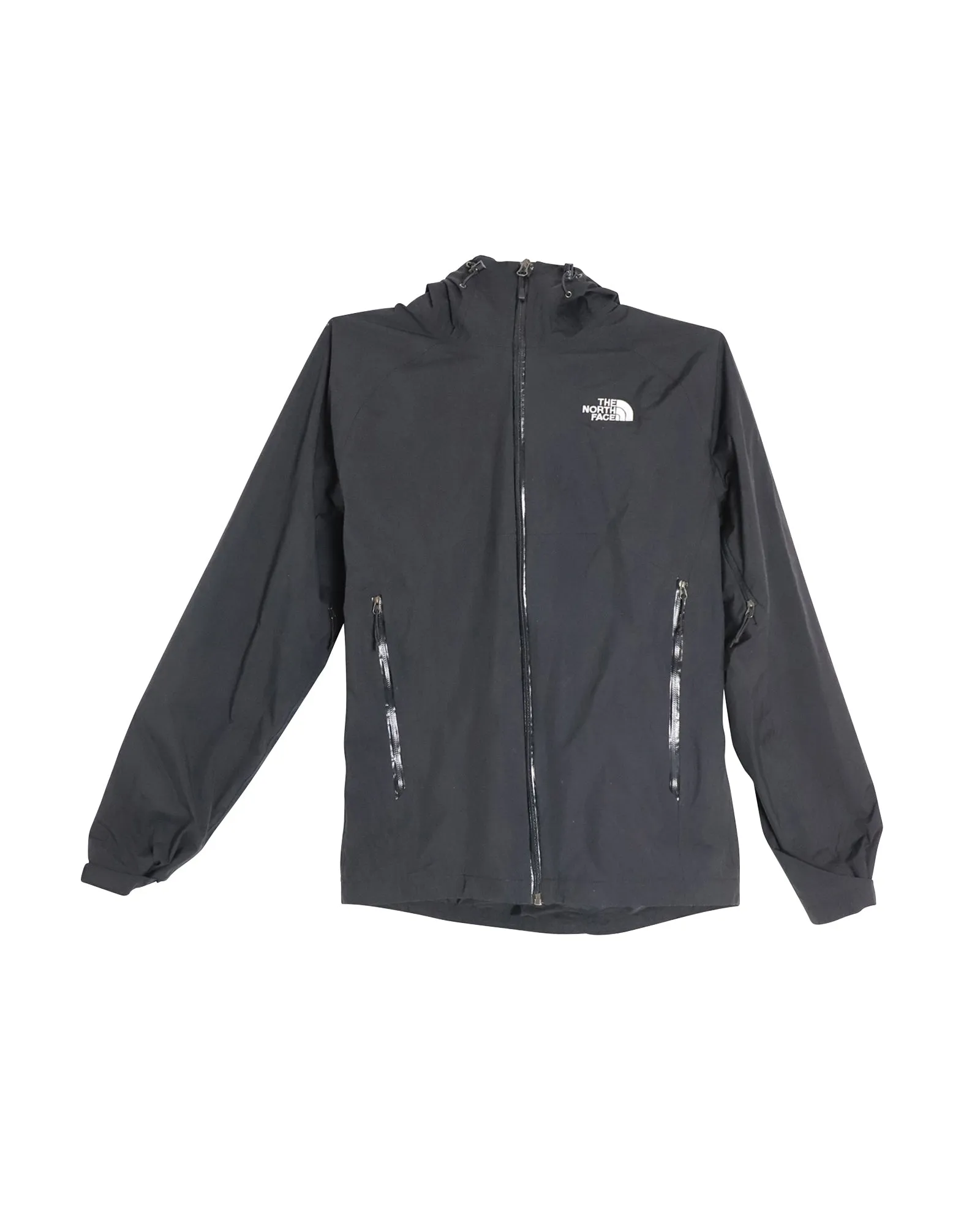 The North Face Men's Stratos Hooded Full-zip Jacket in Black Nylon