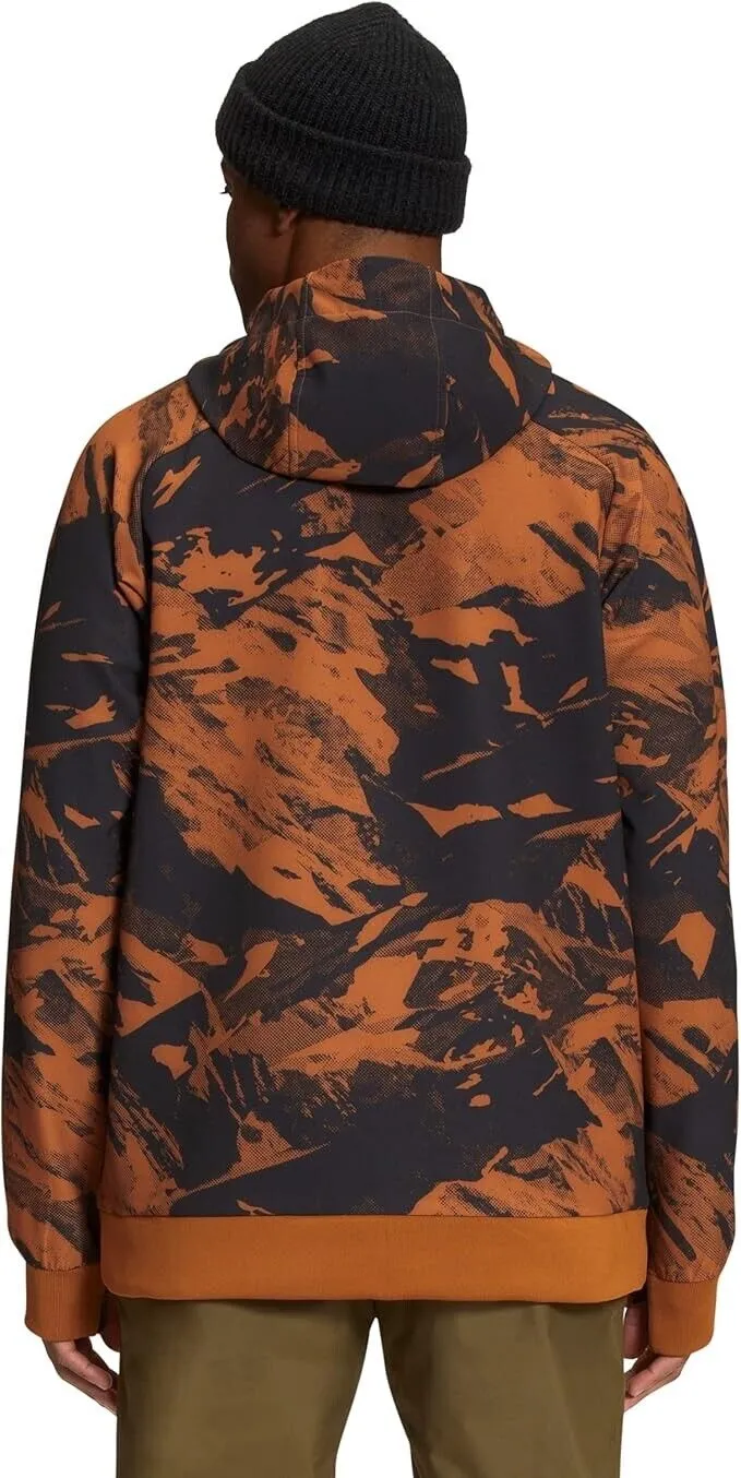 The North Face Tekno Logo NF0A3M4E9P0 Hoodie Men XL Brown Tonal Pullover APP1407