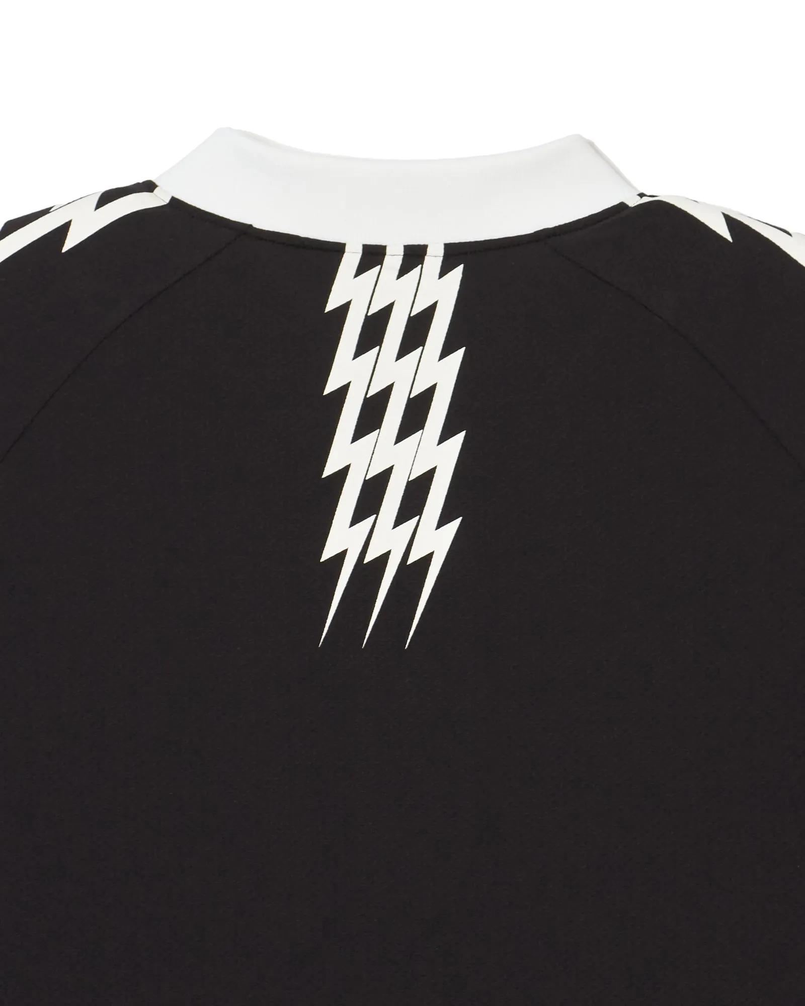 #THUNDER STRIPES HENRY POLO BLACK