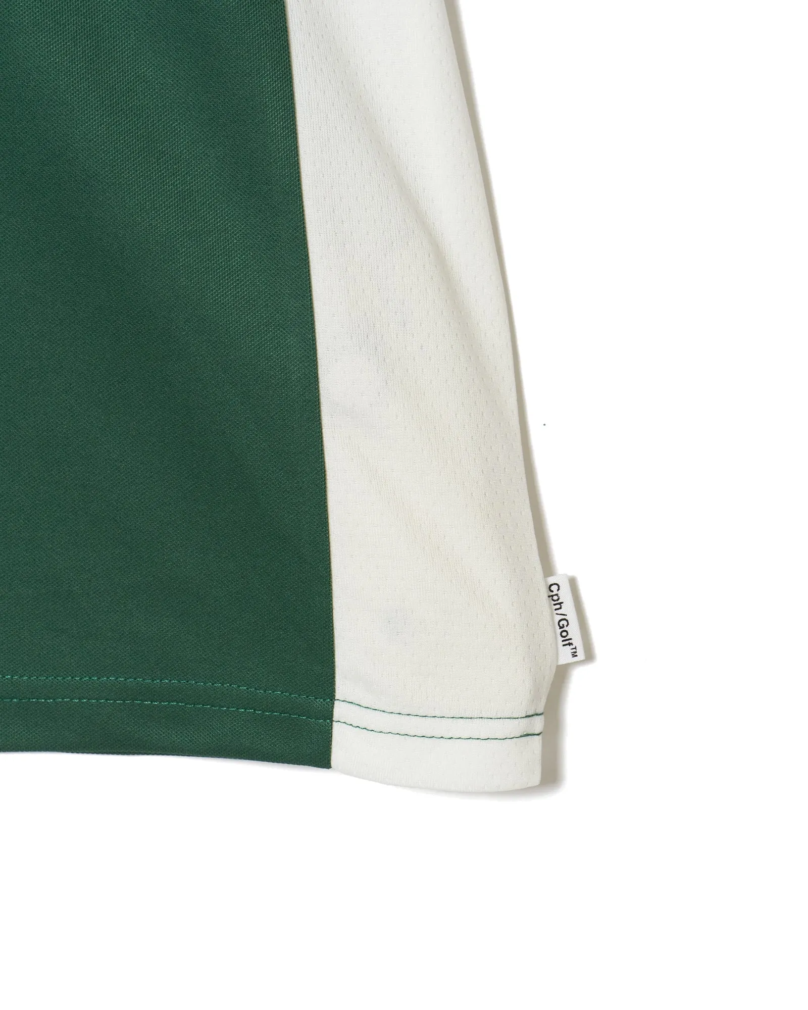 #THUNDER STRIPES POLO GREEN