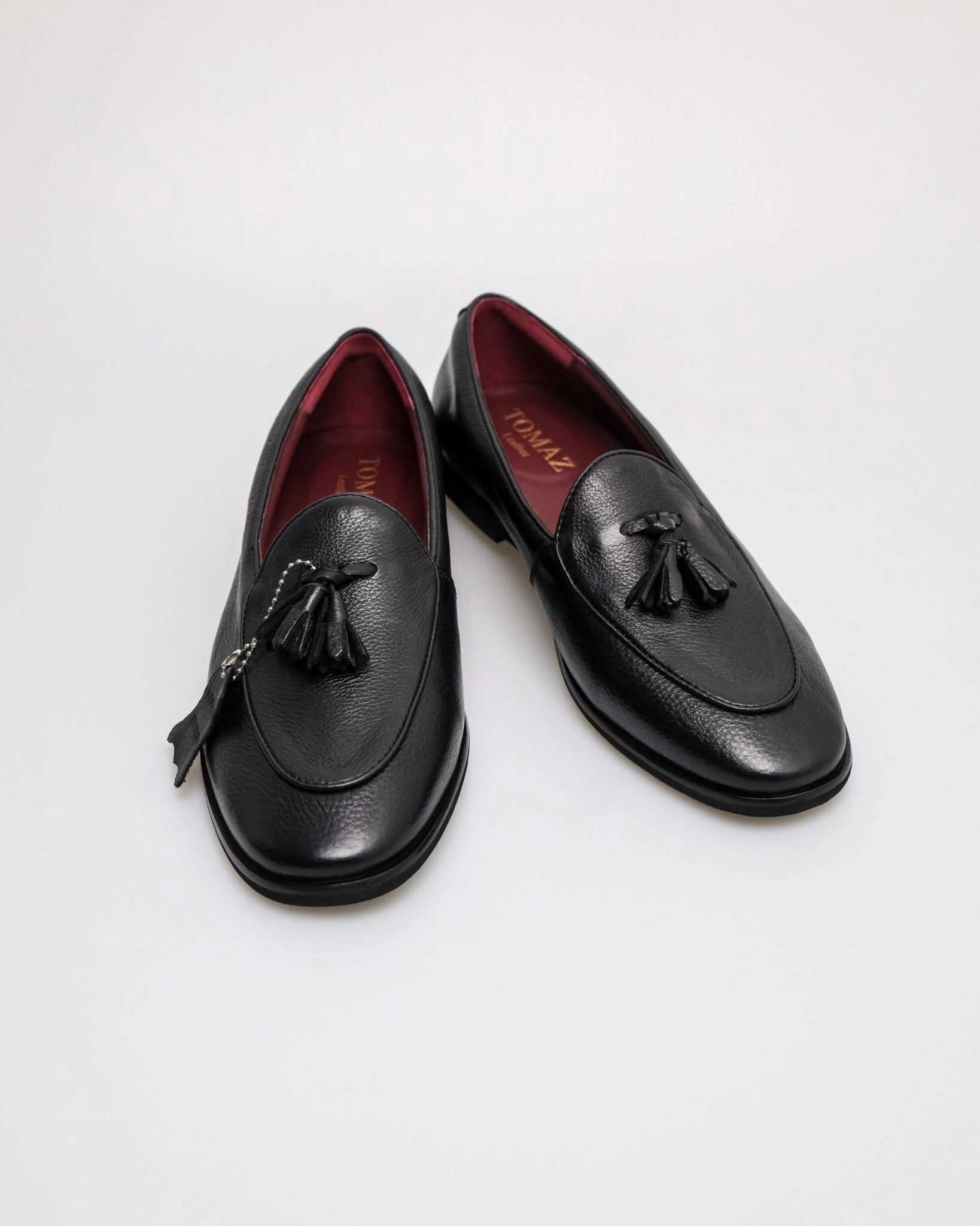 Tomaz HF118 Men's Classic Gradient Tassel Loafers