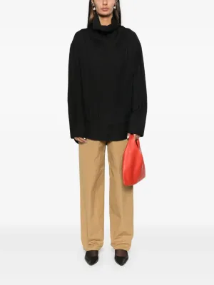 TOTEME - Women Lyocell Blend Funnel-Neck Organza Blouse Clothing_toteme