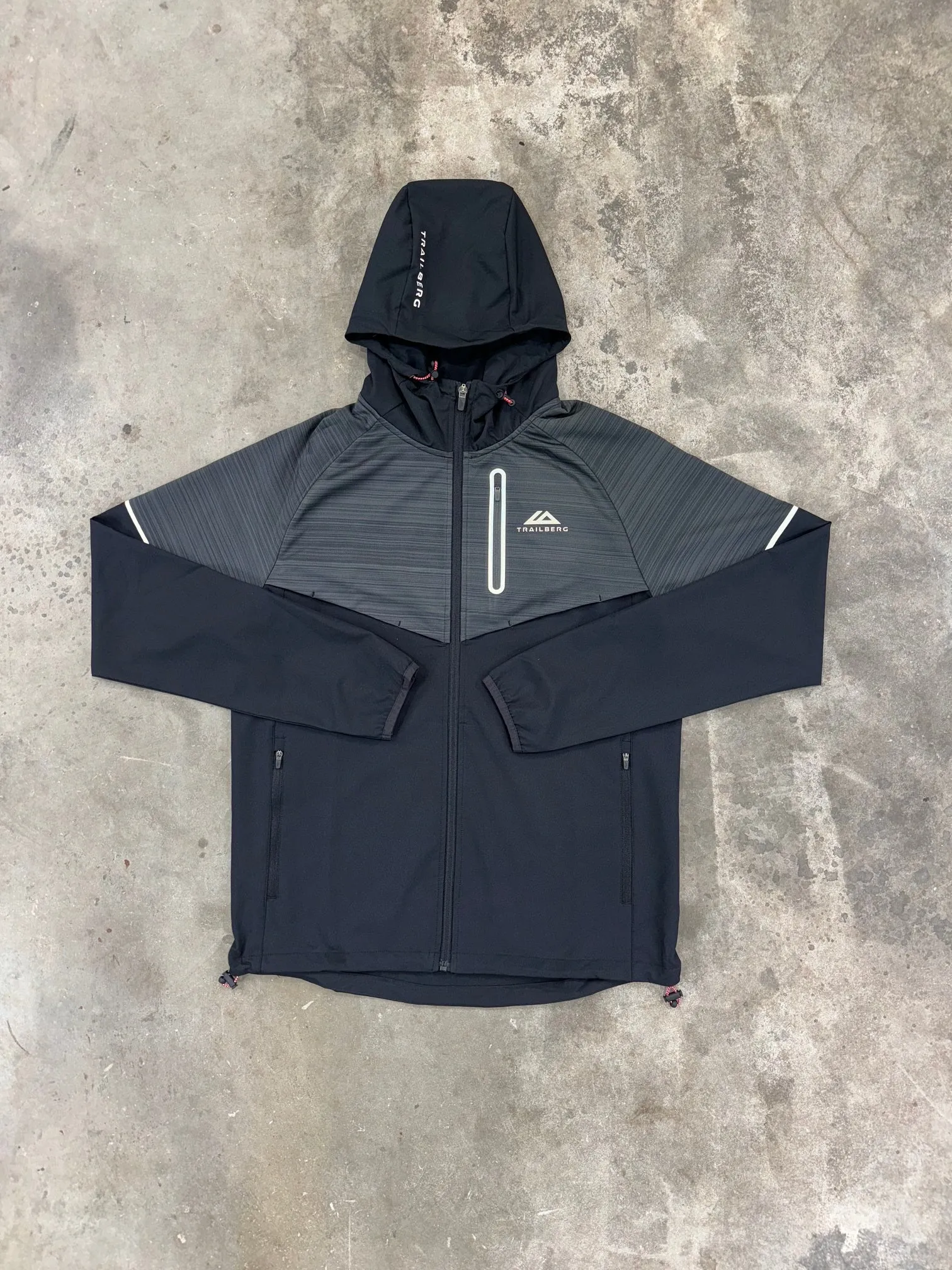 Trailberg Cloud AW24 Windbreaker - Black Oyster