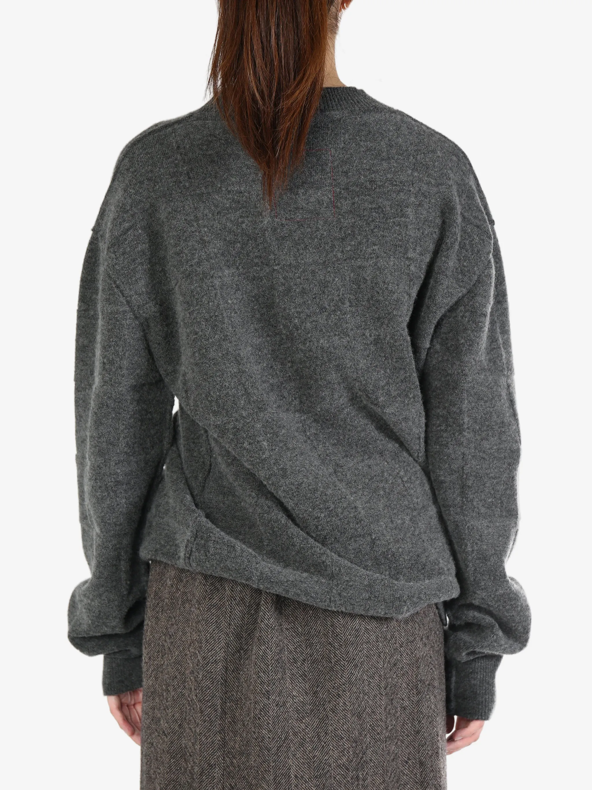 UMA WANG - Women Check Long Sleeve Top Clothing_uma-wang