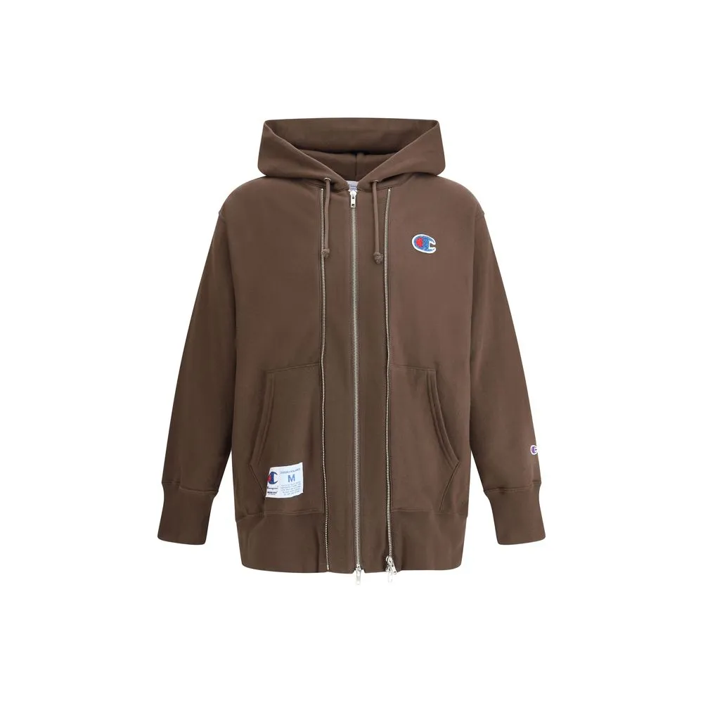 Undercover Hoodie with double Men's zipper