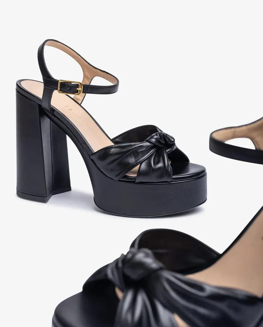 Unisa Venza Black Napa Shoes_Unisa