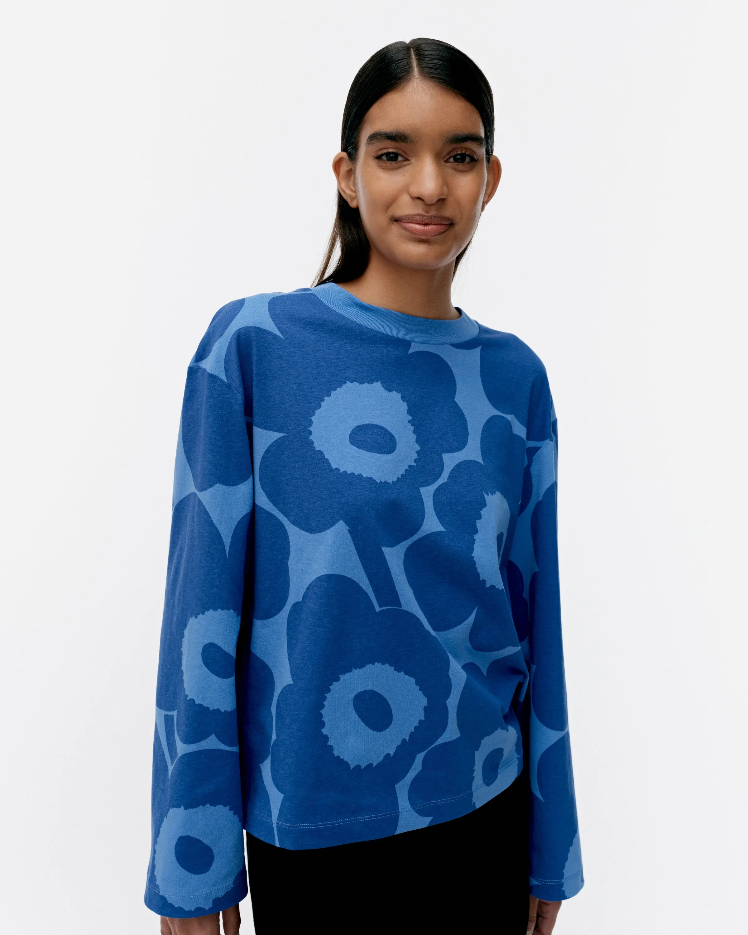 Valkea Unikko Long Sleeve Tee 62cm Clothing_Marimekko