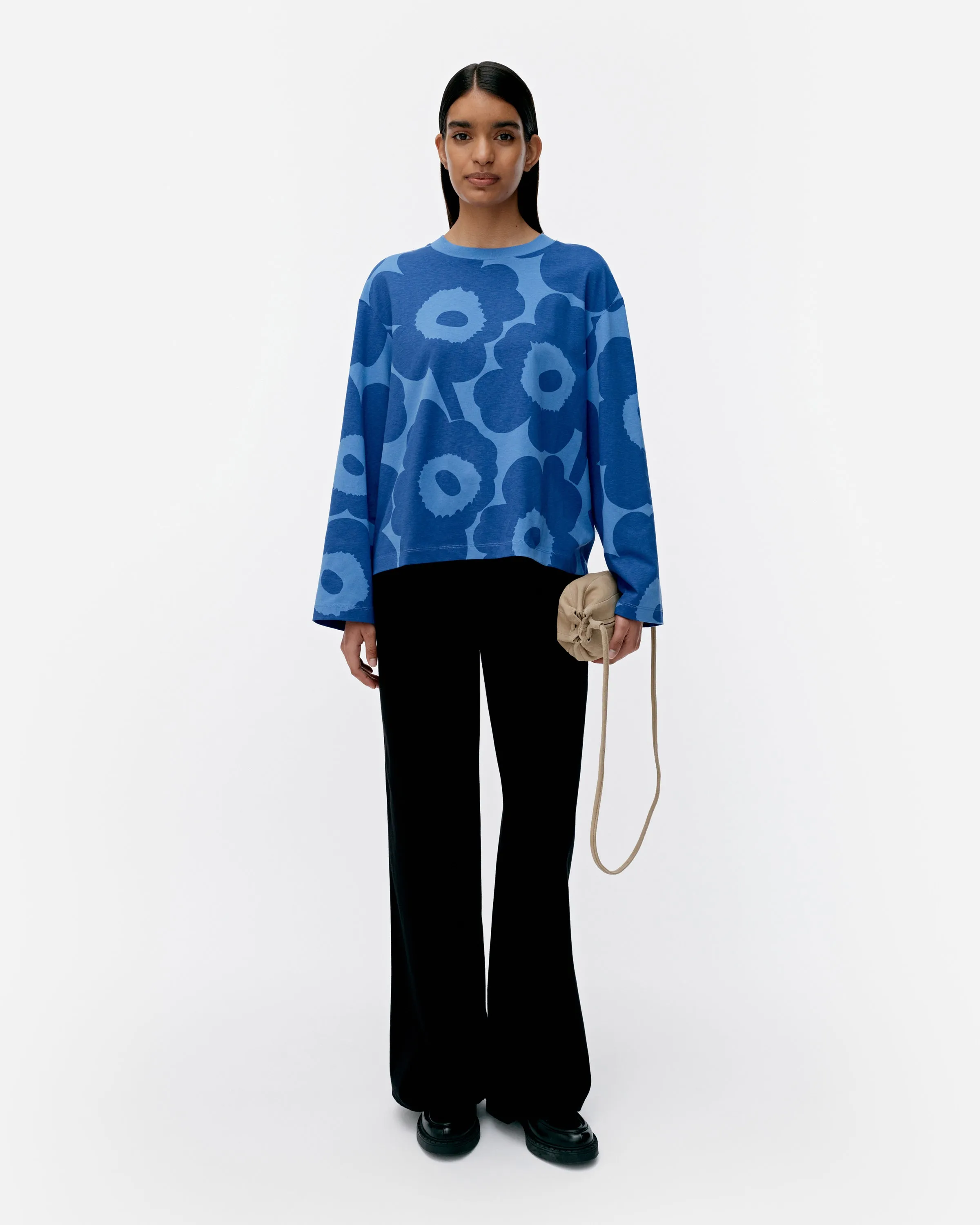 Valkea Unikko Long Sleeve Tee 62cm Clothing_Marimekko
