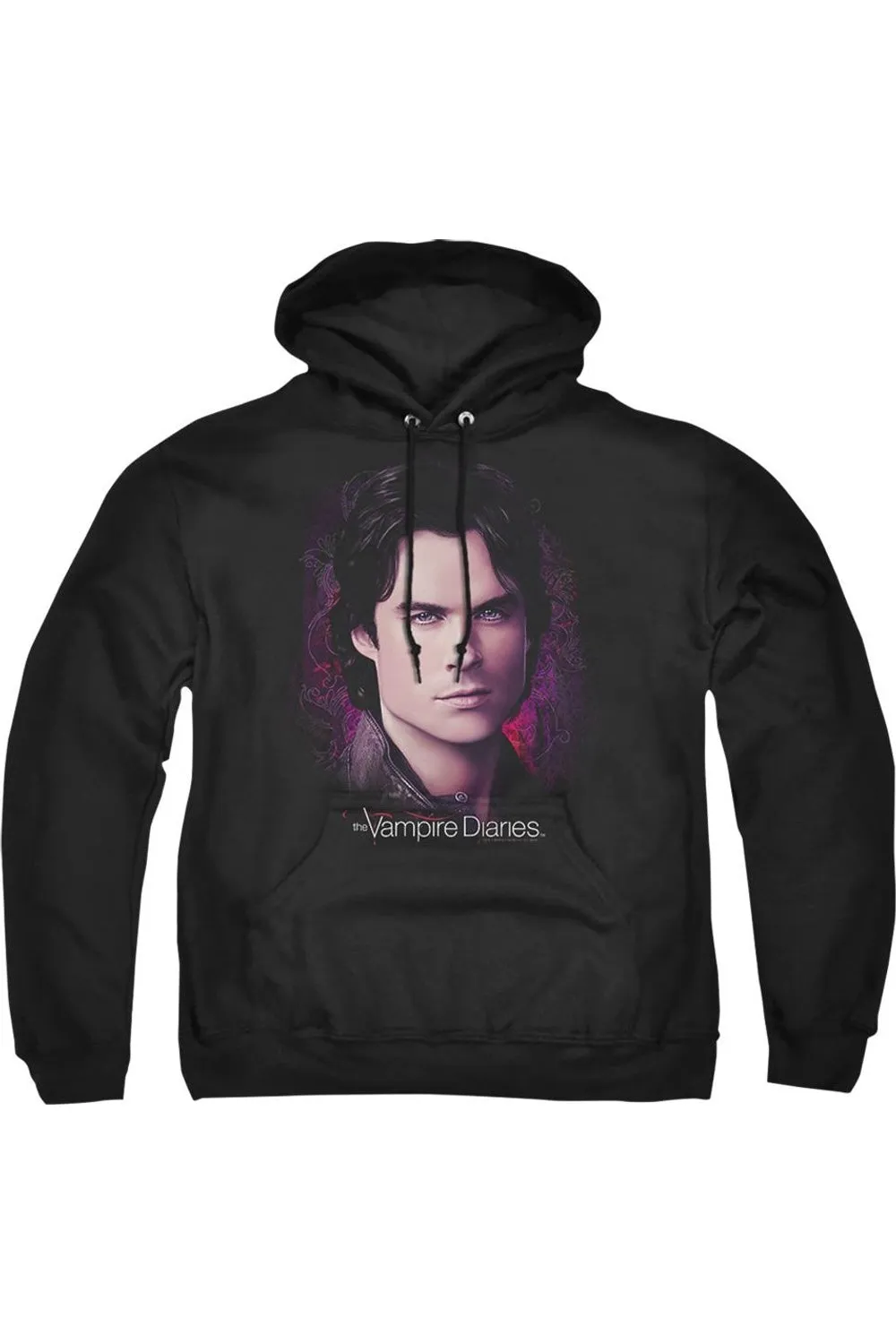 Vampire Diaries Compelling Adult Pull Over Hoodie / Hooded Sweatshirt