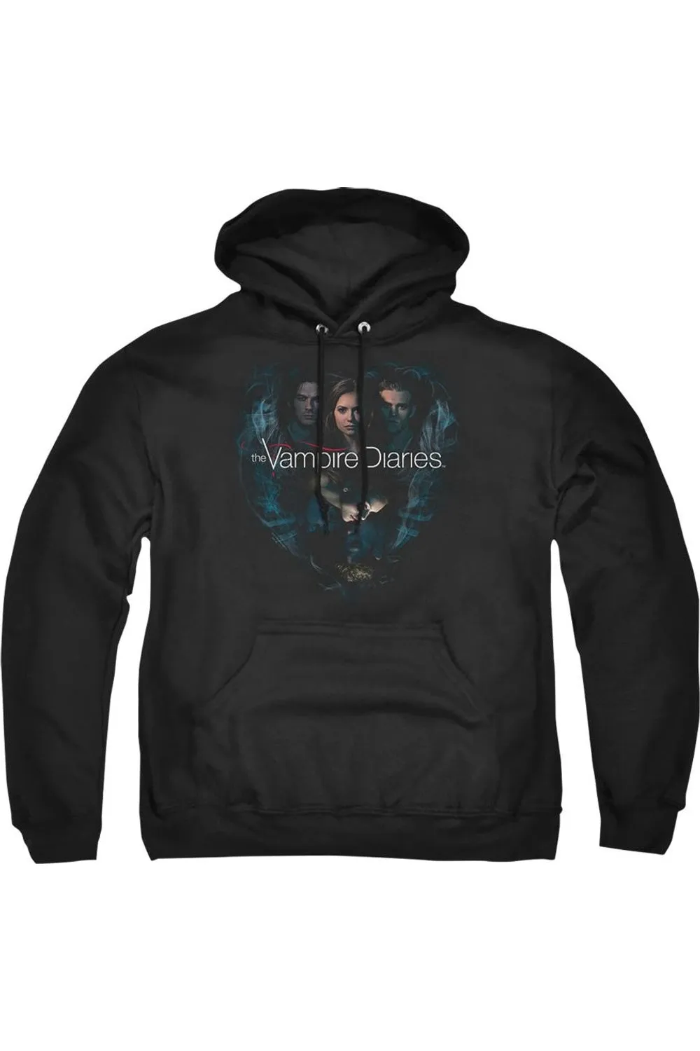 Vampire Diaries Hearts Desire Adult Pull Over Hoodie / Hooded Sweatshirt