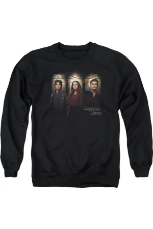 Vampire Diaries Stained Windows Adult Crewneck Sweatshirt