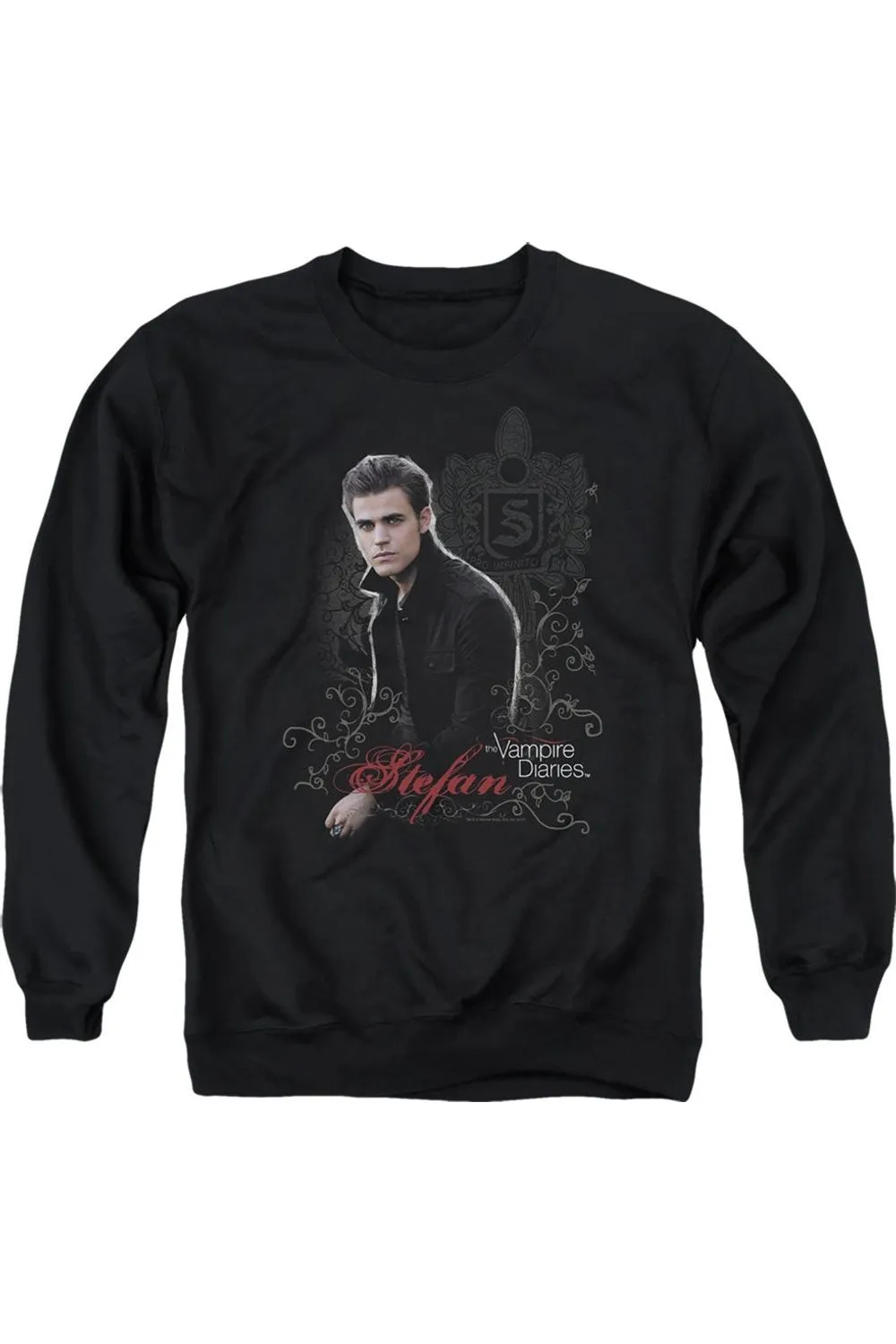 Vampire Diaries Stefan Adult Crewneck Sweatshirt