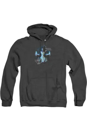 Vampire Diaries Why Choose Adult Heather Hoodie / Hooded Sweatshirt