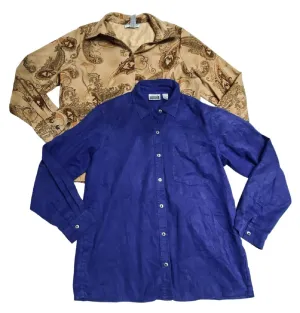 Velvet & Faux Suede Tops 25 lbs
