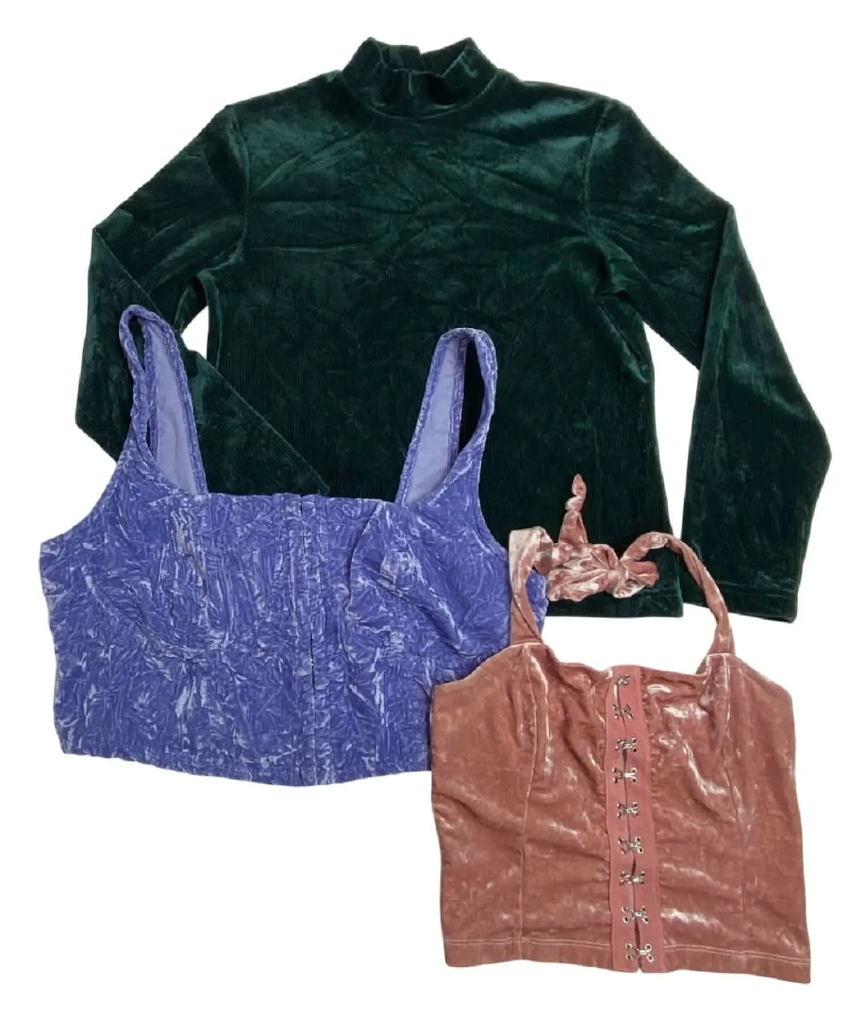 Velvet & Faux Suede Tops 25 lbs