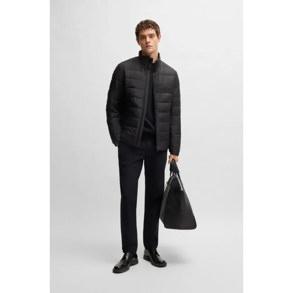 Water-repellent regular-fit jacket with logo detail