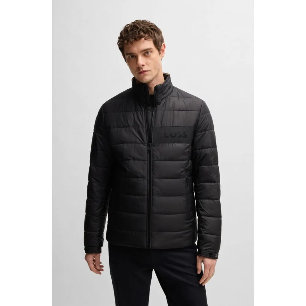 Water-repellent regular-fit jacket with logo detail