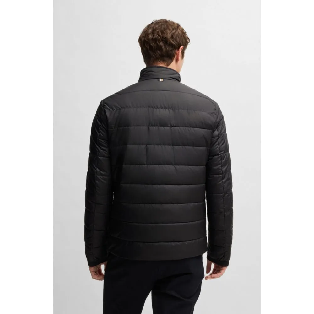 Water-repellent regular-fit jacket with logo detail