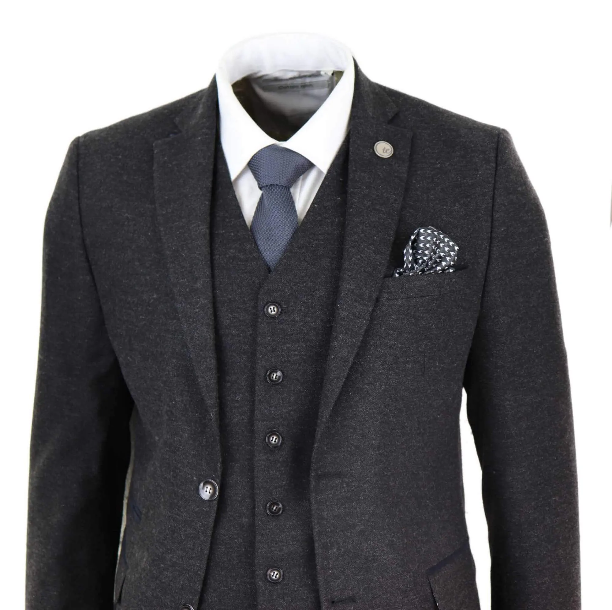 Wool Tweed Suit 3 Piece 1920s
