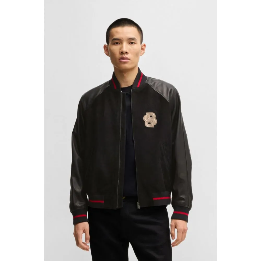 x Creation of the Gods varsity jacket with embroidery