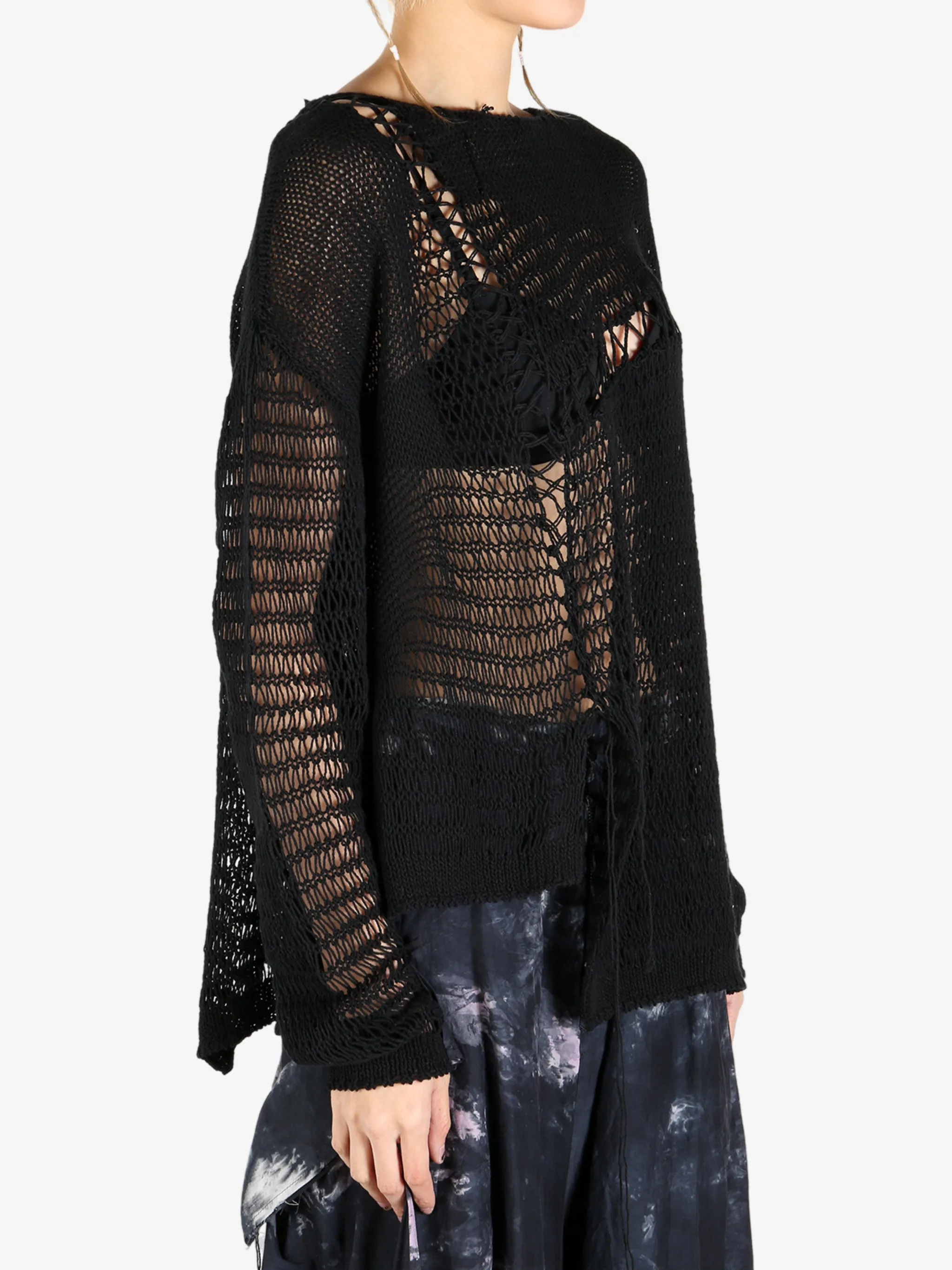 Y'S - Women Asymmetric Long Sleeve Top Clothing_ys
