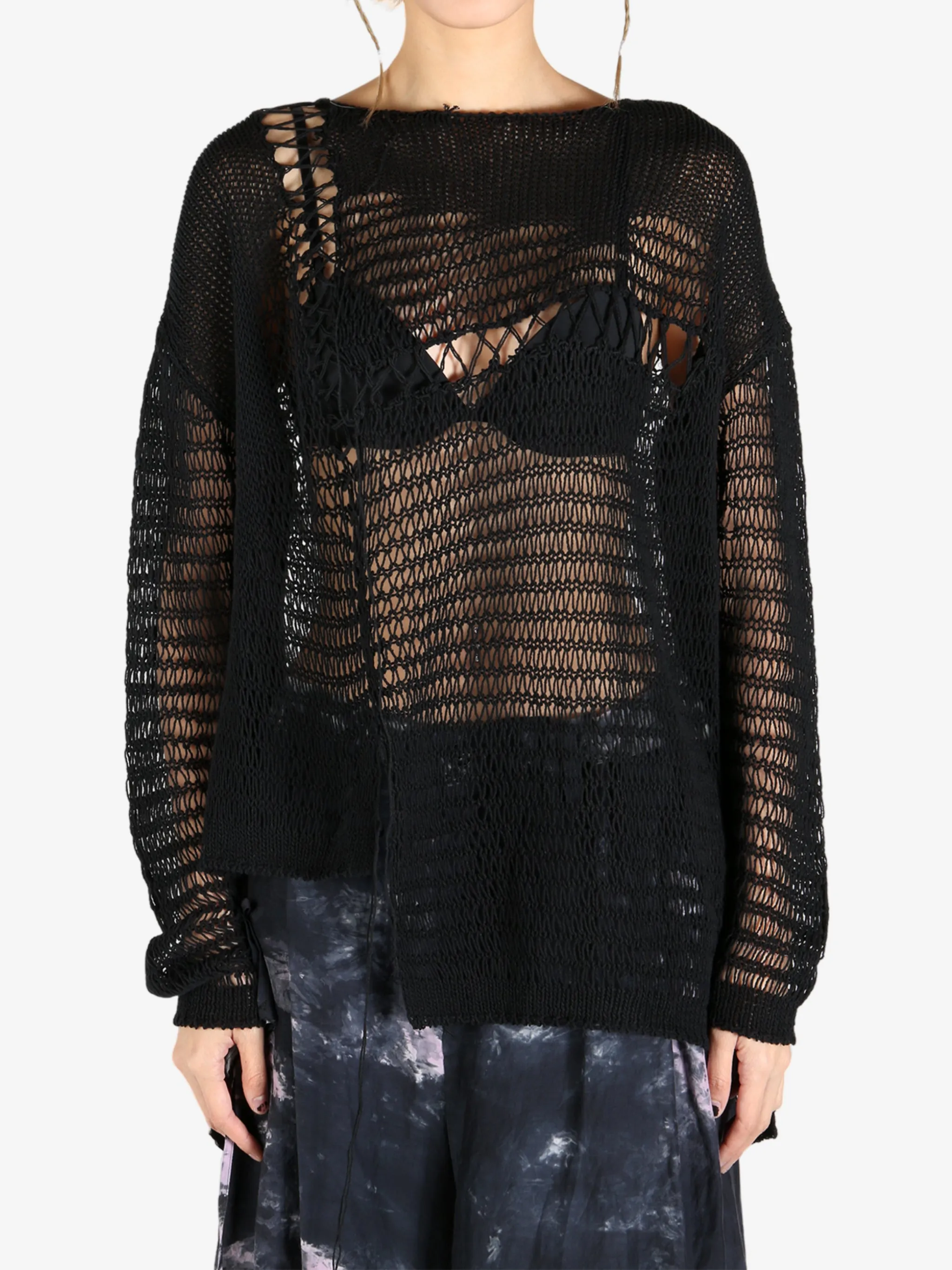 Y'S - Women Asymmetric Long Sleeve Top Clothing_ys