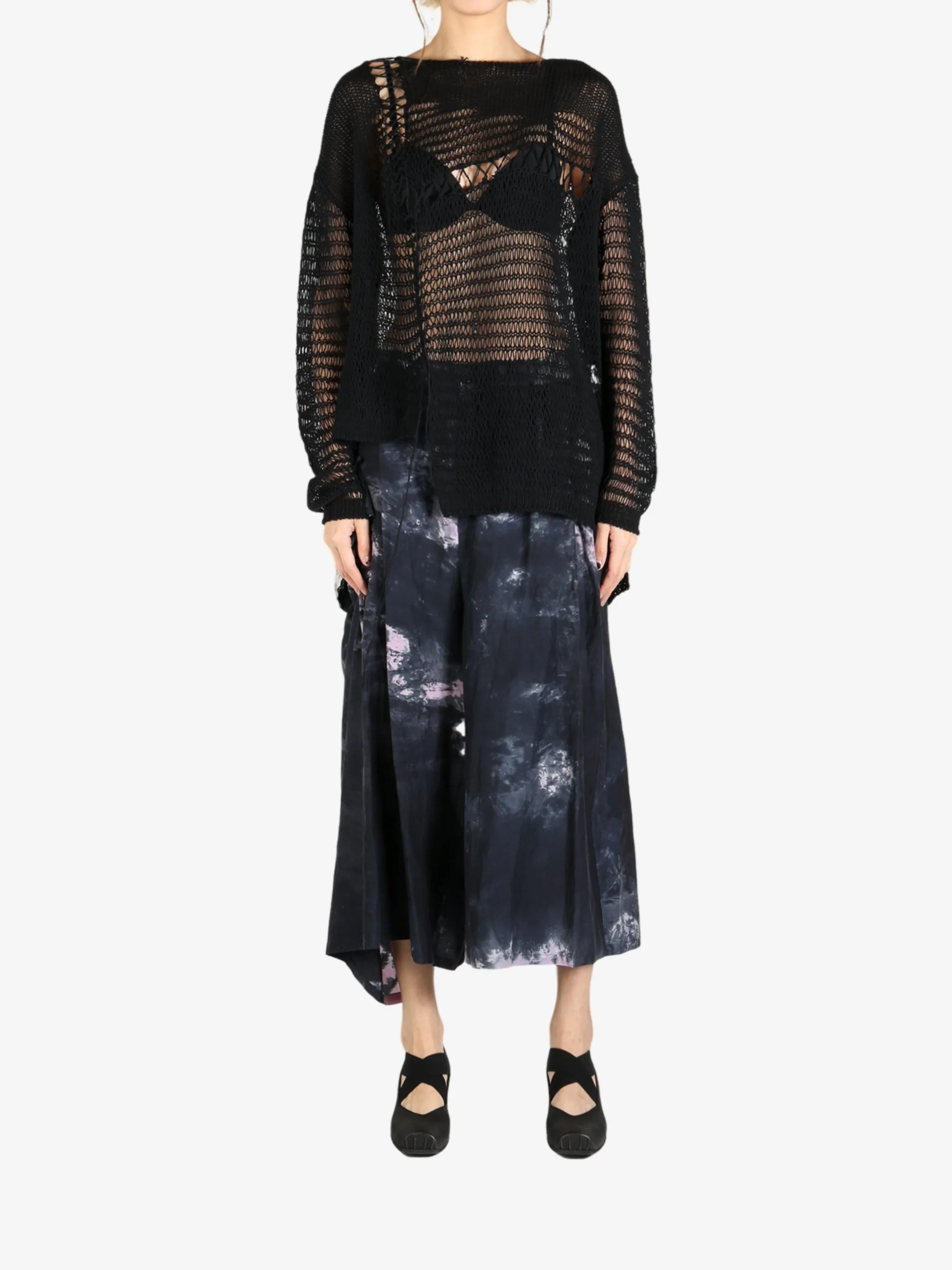 Y'S - Women Asymmetric Long Sleeve Top Clothing_ys