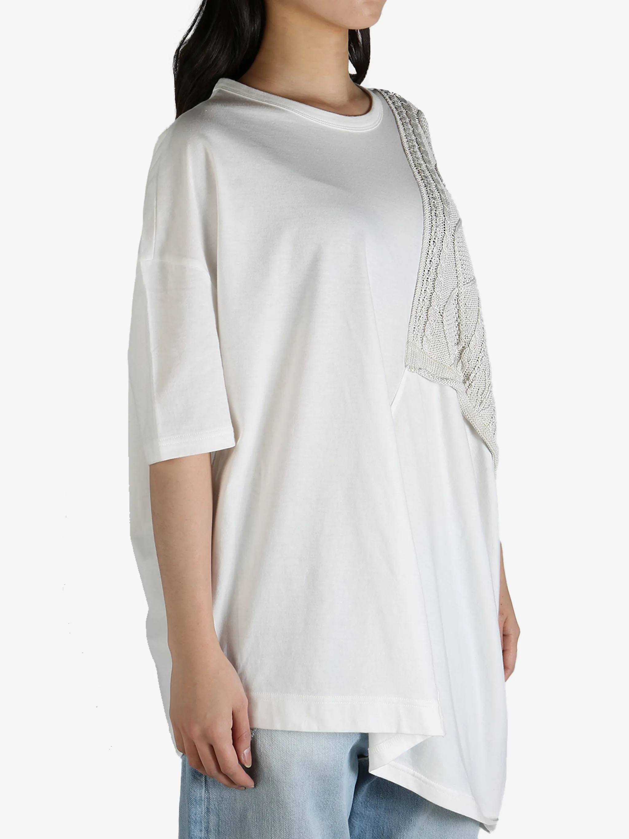 Y'S - Women Switching Short Sleeve Top Clothing_ys