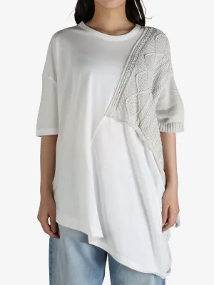 Y'S - Women Switching Short Sleeve Top Clothing_ys